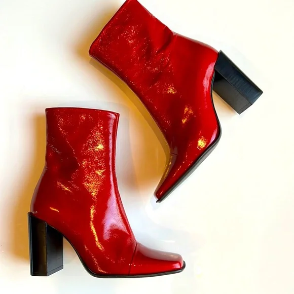 Berry coloured ankle boots hotsell
